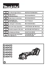 Makita GA042G Instruction Manual preview