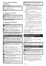 Предварительный просмотр 18 страницы Makita GA042G Instruction Manual