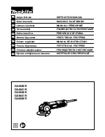 Makita GA4540R Instruction Manual предпросмотр