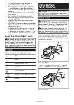 Предварительный просмотр 6 страницы Makita GA4570 Instruction Manual