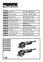 Makita GA4590 Instruction Manual preview