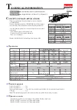 Preview for 1 page of Makita GA5010 Technical Information