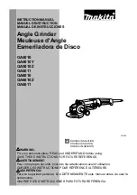 Makita GA5010Y Instruction Manual preview