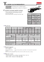 Makita GA5011 Technical Information предпросмотр