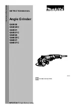 Makita GA5021 Instruction Manual preview