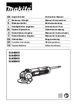 Makita GA5040CZ1 Instruction Manual preview