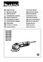 Makita GA5041RZ Instruction Manual preview