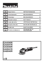 Makita GA6040R Instruction Manual preview