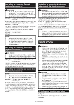 Preview for 10 page of Makita GA6040R Instruction Manual