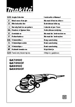 Makita GA7010CF Instruction Manual preview