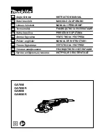 Preview for 1 page of Makita GA7050 Instruction Manual