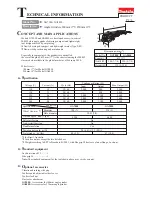 Preview for 1 page of Makita GA7050 Technical Information
