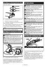 Предварительный просмотр 9 страницы Makita GA7060R Instruction Manual