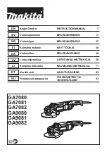 Makita GA7080 Instruction Manual preview