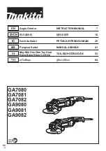 Makita GA7081 Instruction Manual preview