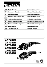 Makita GA9030R Instruction Manual preview