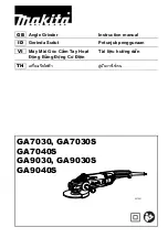 Makita GA9030S Instruction Manual preview