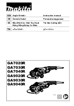 Makita GA9040R Instruction Manual preview