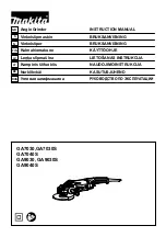 Preview for 1 page of Makita GA9040SF01 Instruction Manual