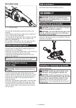 Предварительный просмотр 9 страницы Makita GA9070 Instruction Manual