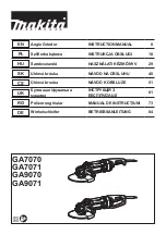 Makita GA9071 Instruction Manual preview