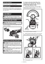 Предварительный просмотр 9 страницы Makita GAG03 Instruction Manual