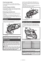 Preview for 9 page of Makita GAG04 Instruction Manual