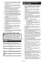 Предварительный просмотр 6 страницы Makita GAG06 Instruction Manual