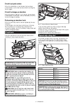 Предварительный просмотр 9 страницы Makita GAG06 Instruction Manual