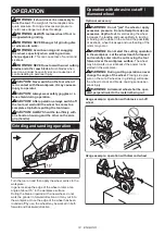 Предварительный просмотр 14 страницы Makita GAG06 Instruction Manual