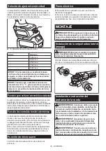 Предварительный просмотр 32 страницы Makita GAG06 Instruction Manual