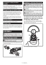 Предварительный просмотр 10 страницы Makita GAG06Z Instruction Manual