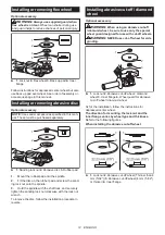 Предварительный просмотр 12 страницы Makita GAG06Z Instruction Manual