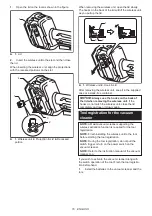 Предварительный просмотр 16 страницы Makita GAG06Z Instruction Manual