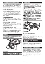 Предварительный просмотр 8 страницы Makita GAG08 Instruction Manual