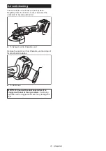 Предварительный просмотр 15 страницы Makita GAG08 Instruction Manual