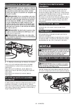 Предварительный просмотр 26 страницы Makita GAG08 Instruction Manual