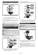 Preview for 12 page of Makita GAG10 Instruction Manual