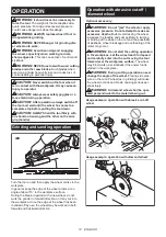 Preview for 14 page of Makita GAG10 Instruction Manual