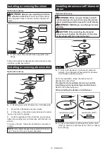 Preview for 12 page of Makita GAG14 Instruction Manual