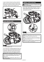 Предварительный просмотр 7 страницы Makita GBP01 Instruction Manual