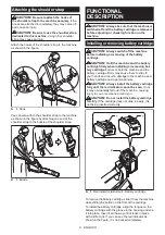 Предварительный просмотр 8 страницы Makita GBU01 Instruction Manual