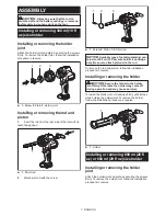 Предварительный просмотр 7 страницы Makita GC01 Instruction Manual