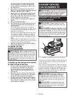 Предварительный просмотр 16 страницы Makita GC01 Instruction Manual