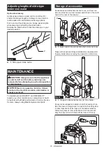 Предварительный просмотр 15 страницы Makita GCV01 Instruction Manual