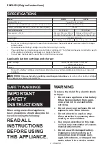 Preview for 2 page of Makita GCV02 Instruction Manual