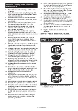 Preview for 6 page of Makita GCV02 Instruction Manual