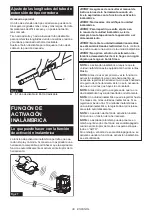 Preview for 38 page of Makita GCV02 Instruction Manual