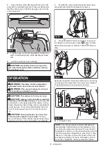 Предварительный просмотр 15 страницы Makita GCV05 Instruction Manual