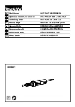 Предварительный просмотр 1 страницы Makita GD0601 Nstruction Manual